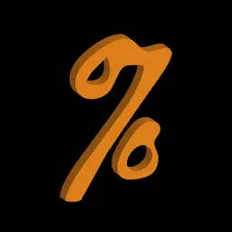 PercentDiff - the Shaolo Percent and Percentage Calculator app icon