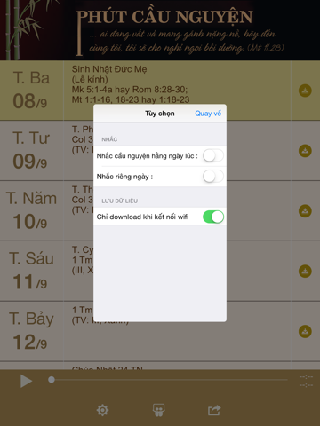 Phút Cầu Nguyện iPad screenshot 3 - Lifestyle app