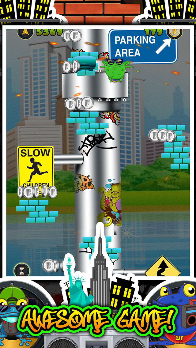 Hip Hop Frog Jump Game FREE