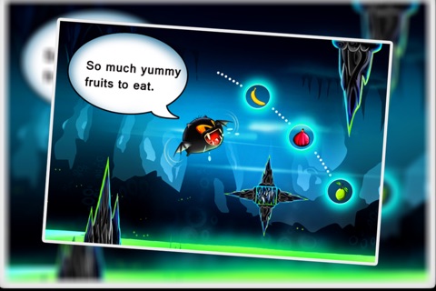 Puffy Fluffy Bat Escape : The Dark Cave Fruit Adventure - Premium screenshot 2