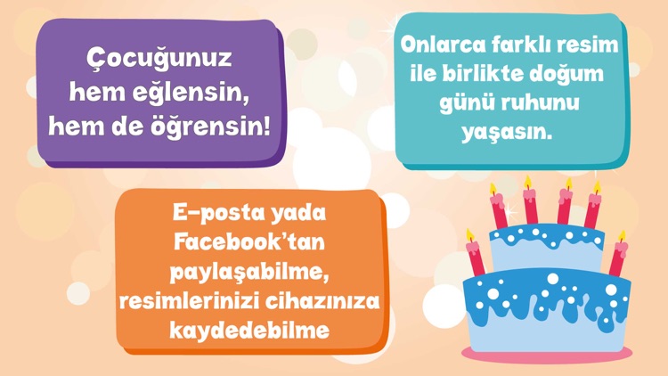 Doğum Günü Boyama Kitabı - Minik Bilge Doğum Gününü Boyama Yaparak Kutluyor