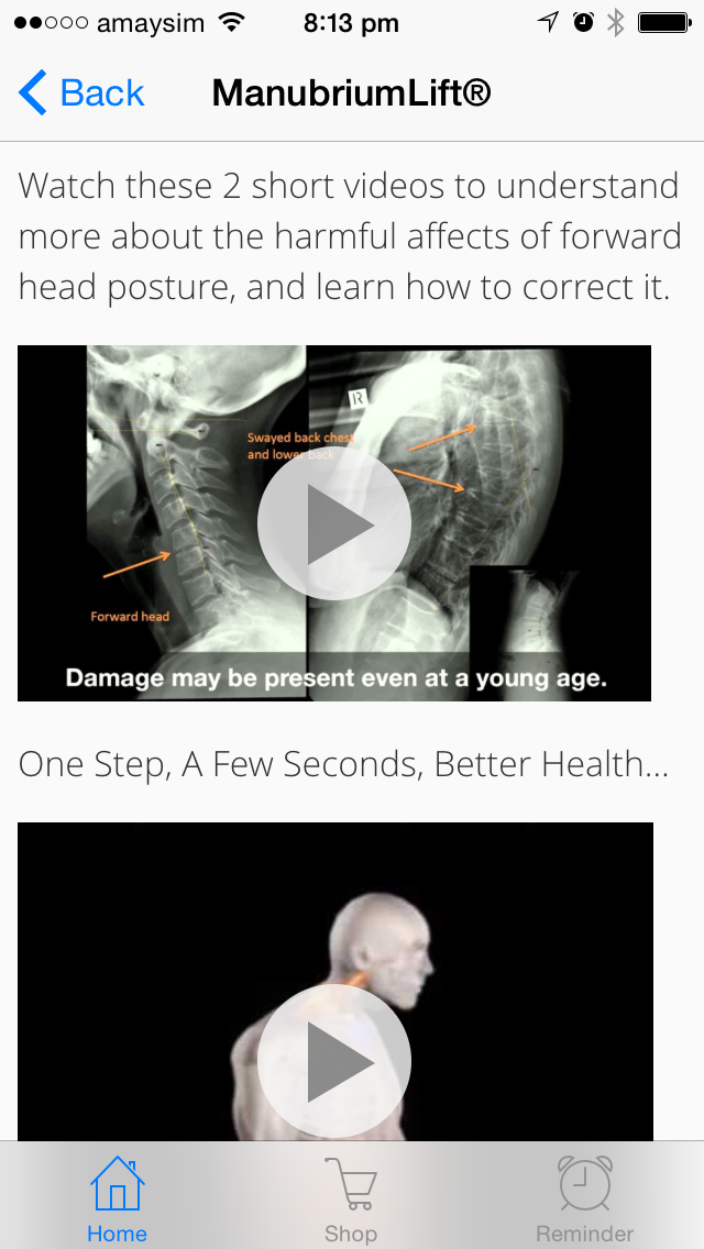 Screenshot #3 pour DrPosture® - Your health is in your posture!