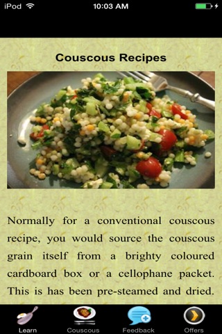 Couscous Recipes - Healthy Recipe screenshot 2