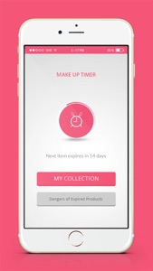 Makeup Expiration App - Countdown Timer screenshot #1 for iPhone