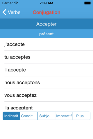 French Verbs Free ! screenshot 3