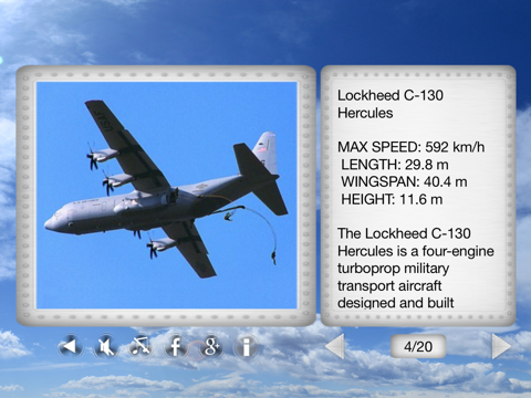 The Best Planes Sounds iPad screenshot