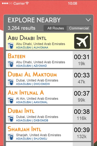 Travel Calculator (distance planner and airport codes) screenshot 4