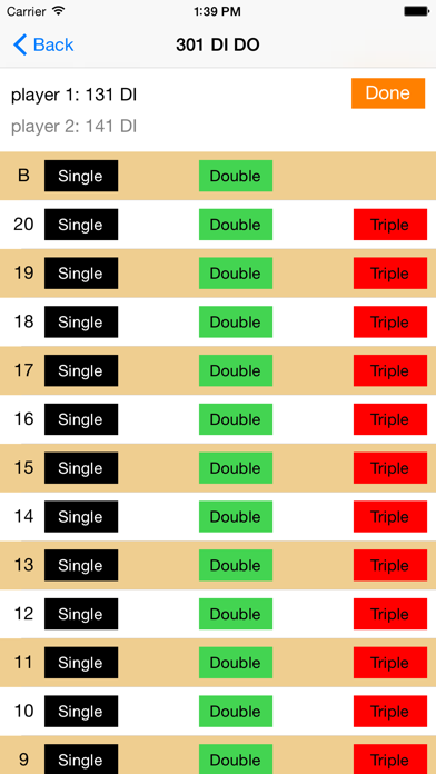 Screenshot #3 pour Dart Scoring