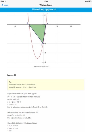 Wiskunde.net screenshot 3