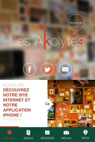 Les Akolytes - Restaurant Marseille screenshot 2