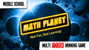 Middle School Math Planet - Fun math game curriculum for kids screenshot #1 for iPhone