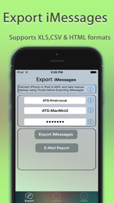 Export Messages - Save Print Backup Recover Text SMS iMessages screenshot