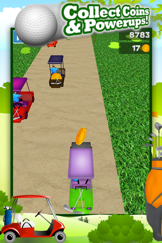 3D Golf Cart Racing and Driving Game in Golfing Race Driver Games with Boys FREE screenshot 4