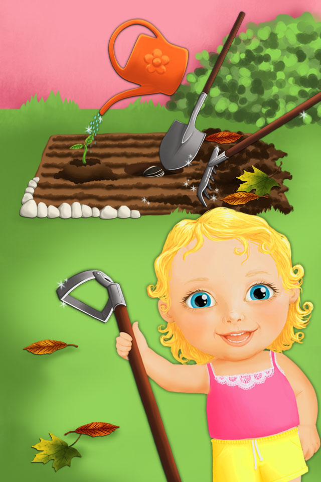 Sweet Baby Girl Clean Up 2 - My House Garden and Garage No Ads