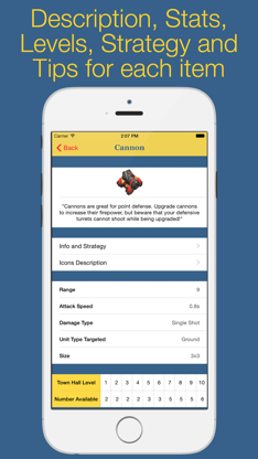 Database for Clash of Clans™ (unofficial) screenshot 3