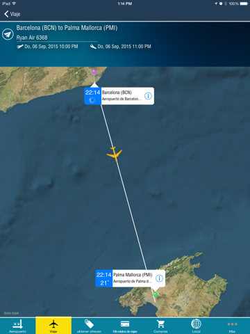 palma de mallorca airport info ipad capturas de pantalla 1