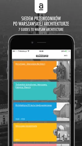 Game screenshot Archimapa - przewodnik po warszawskiej architekturze //  Archimap - mobile guide to the architecture of Warsaw mod apk