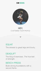 Fitness Avatar: Exercise Trainer from Raw Origins – for Squat, Deadlift and Bench Press. screenshot #1 for iPhone