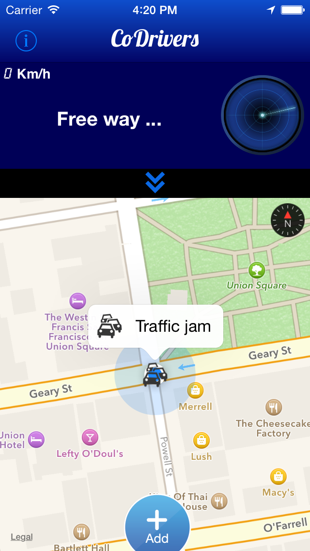 CoDrivers - GPS Driving Assistant