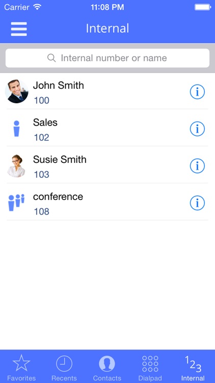 phone.systems pbx mobile client screenshot-3