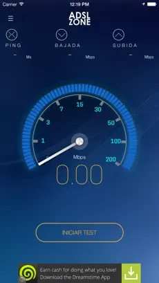 Captura 1 Test de Velocidad iphone