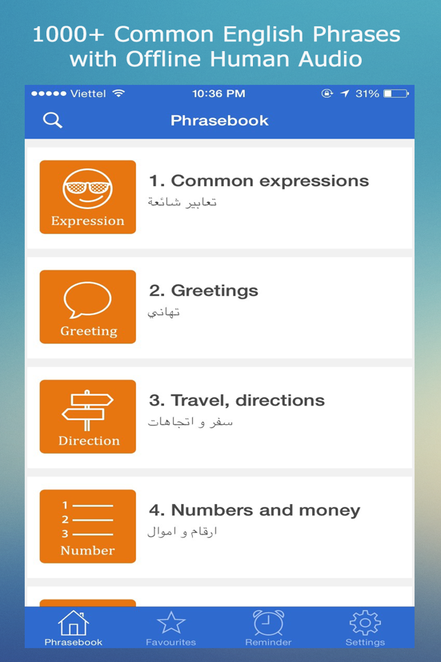 Phrasebook Learn to Speak English