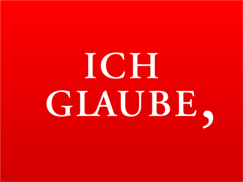 Ich Glaube app screenshot