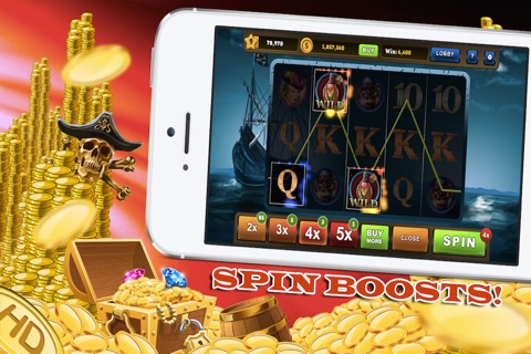 Secret Chest Slots Pro : Pirate Casino Treasure Fortune (No Ads) screenshot 2