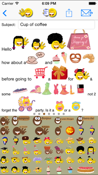 sMaily free  - the funny smiley icon email App with Stickers for WhatsAppのおすすめ画像3