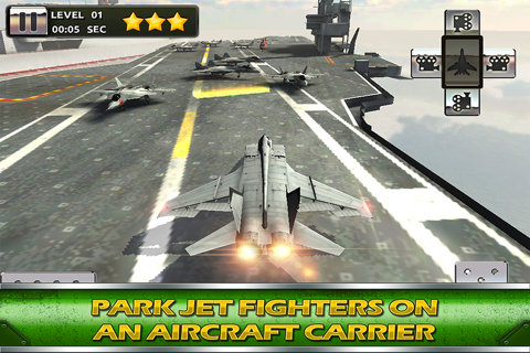 Air-Craft Carrier Fly and Park Planes On a War Boat Game screenshot 3