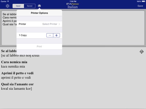 Screenshot #6 pour IPANow! Italian