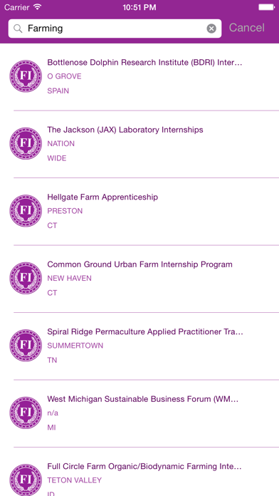 Screenshot #1 pour FindMoreInternships