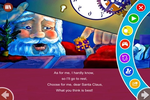 Jolly Old St Nicholas - Read along interactive christmas carol, song for children, parents and teachers screenshot 3