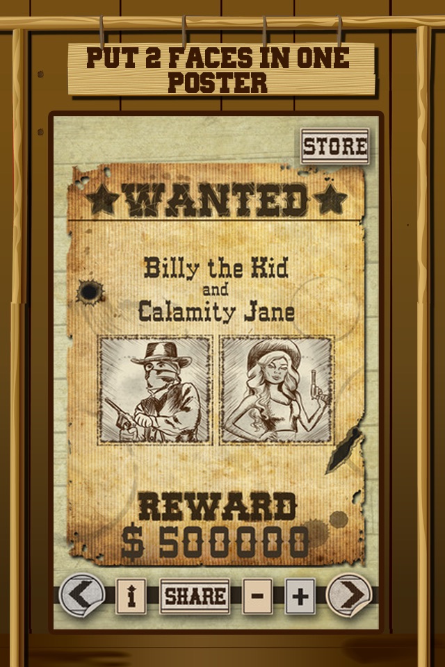 Wild West Wanted Poster Maker - Make Your Own Wild West Outlaw Photo Mug Shots screenshot 2