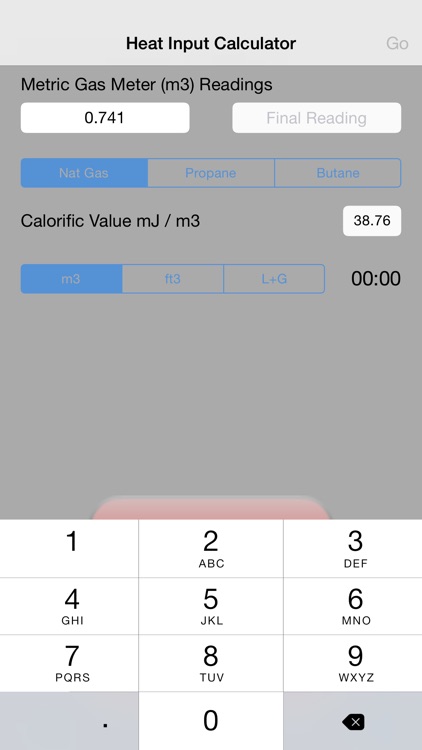 Heat Input Calculator