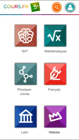 Game screenshot Cours.fr 5e mod apk