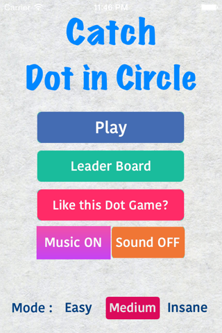 Circle the dot up ~ Catch amazing dot spotter game with endless fun! screenshot 2