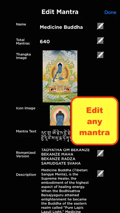 Captura 4 de 5 de Buddhist Mantra Mala
