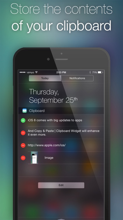 Copy & Paste | Clipboard Widget