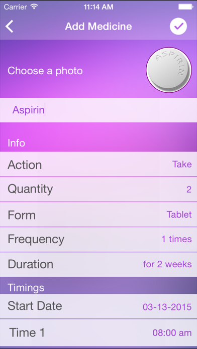 iPatientCare - Medication Adherence screenshot