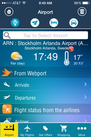 Stockholm Arlanda Airport Pro (ARN/NYO/BMA) + Flight Tracker radar screenshot 2