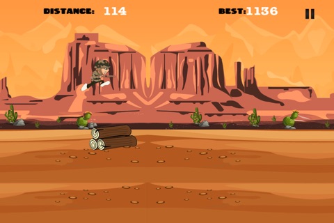 Army Soldier War Hero Run FREE - The Blood Brothers Desert Defense Game screenshot 3