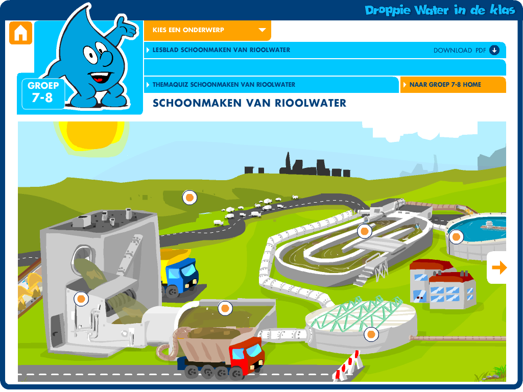 Droppie Water in de klas screenshot 2