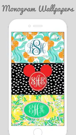 Game screenshot HD Monogram Wallpapers - Customize Home and Lock Screen with best wallpapers apk