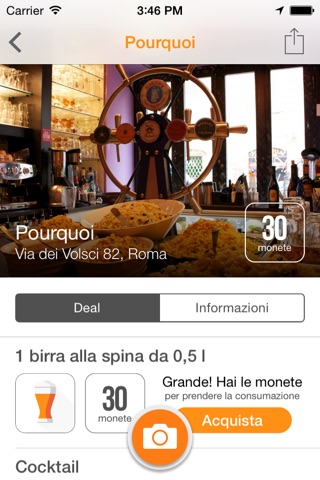 Pubster - L'app che ti offre da bere screenshot 4