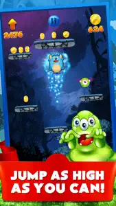 Monster Hop 2 - The Classic Squad of Dash Pets and Jump Dot Deluxe Free screenshot #5 for iPhone