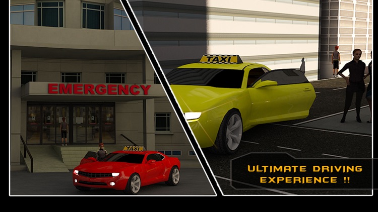 Sports Car Taxi Simulator 3D screenshot-3