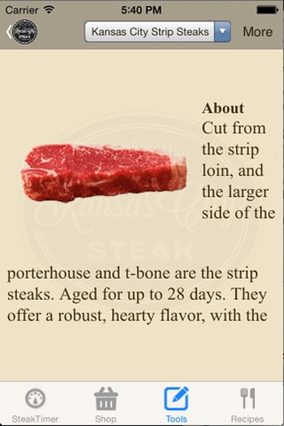 Steak Grilling Timer & Recipes - Free screenshot 3