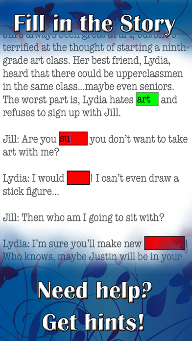 Screenshot #2 pour Fill in the Blank ~ Surviving High School Sim Story
