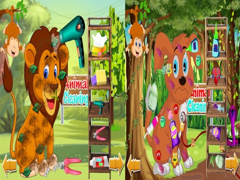 Screenshot #6 pour Animaux de Zoo lavage Salon & simulateur de nettoyage
